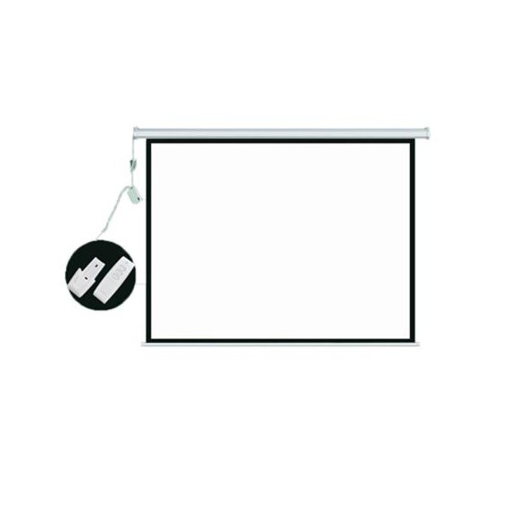 Motorized Screen with IR Remote Control