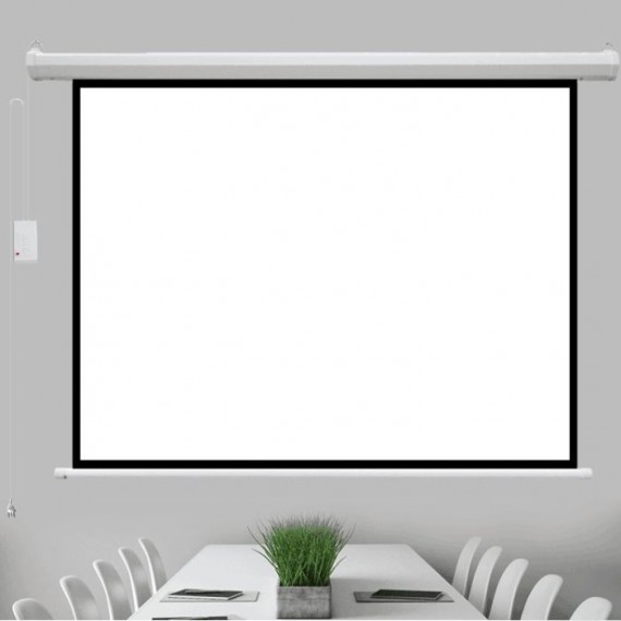 Motorized Screen with IR Remote Control
