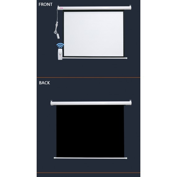 Motorized Screen with IR Remote Control